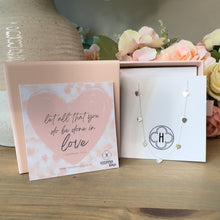 Load image into Gallery viewer, Love Hearts Necklace - ‘Let All That You Do Be Done In Love’