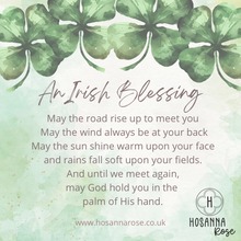 Load image into Gallery viewer, Shamrock Necklace - ‘Irish Blessing’