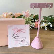 Load image into Gallery viewer, Bow Necklace - ‘Life Is A Gift’