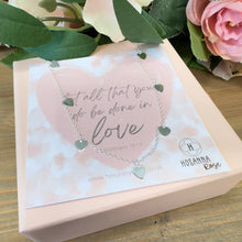 Load image into Gallery viewer, Love Hearts Necklace - ‘Let All That You Do Be Done In Love’