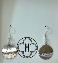 Load image into Gallery viewer, Love Earrings - ‘Love is Patient, Love is Kind’