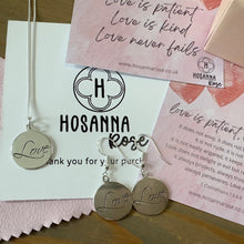 Load image into Gallery viewer, Love Necklace - ‘Love is Patient, Love is Kind’