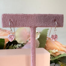 Load image into Gallery viewer, Pink Heart Earrings - ‘You Are So Loved’