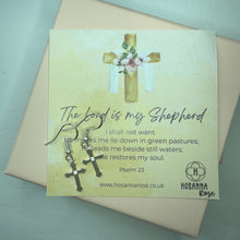 Load image into Gallery viewer, Cross Earrings - ‘The Lord is my Shepherd”