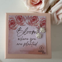 Load image into Gallery viewer, Rose Earrings - ‘Bloom Where You Are Planted’’