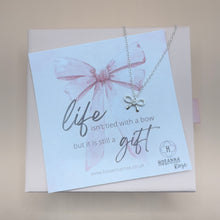 Load image into Gallery viewer, Bow Necklace - ‘Life Is A Gift’