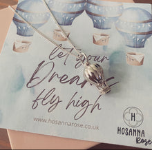 Load image into Gallery viewer, Hot Air Balloon Necklace - ‘Let Your Dreams Fly High’