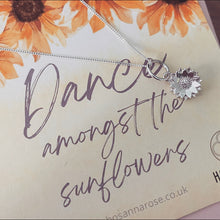 Load image into Gallery viewer, Sunflower Necklace - ‘Dance Amongst The Sunflowers’
