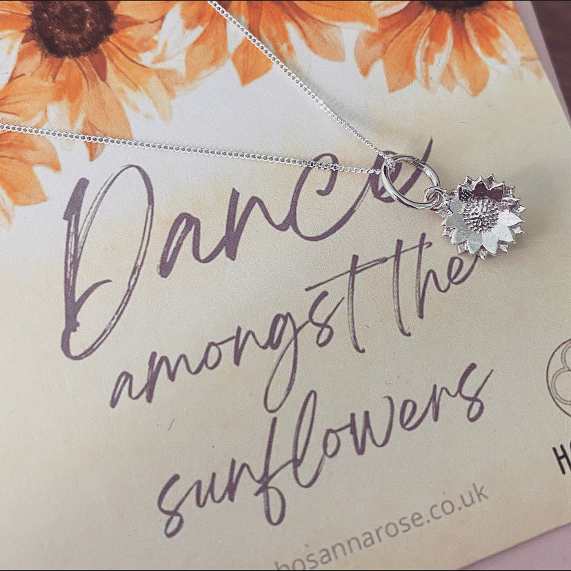 Sunflower Necklace - ‘Dance Amongst The Sunflowers’