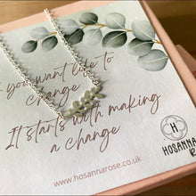 Load image into Gallery viewer, Leaf Necklace - ‘Make A Change’
