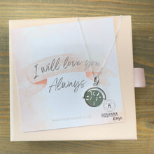 Load image into Gallery viewer, Heart Spinner Necklace - ‘I Will Love You Always’
