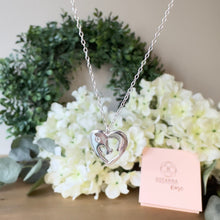 Load image into Gallery viewer, Mother’s Heart Necklace - ‘A Mother’s Love is Forever’
