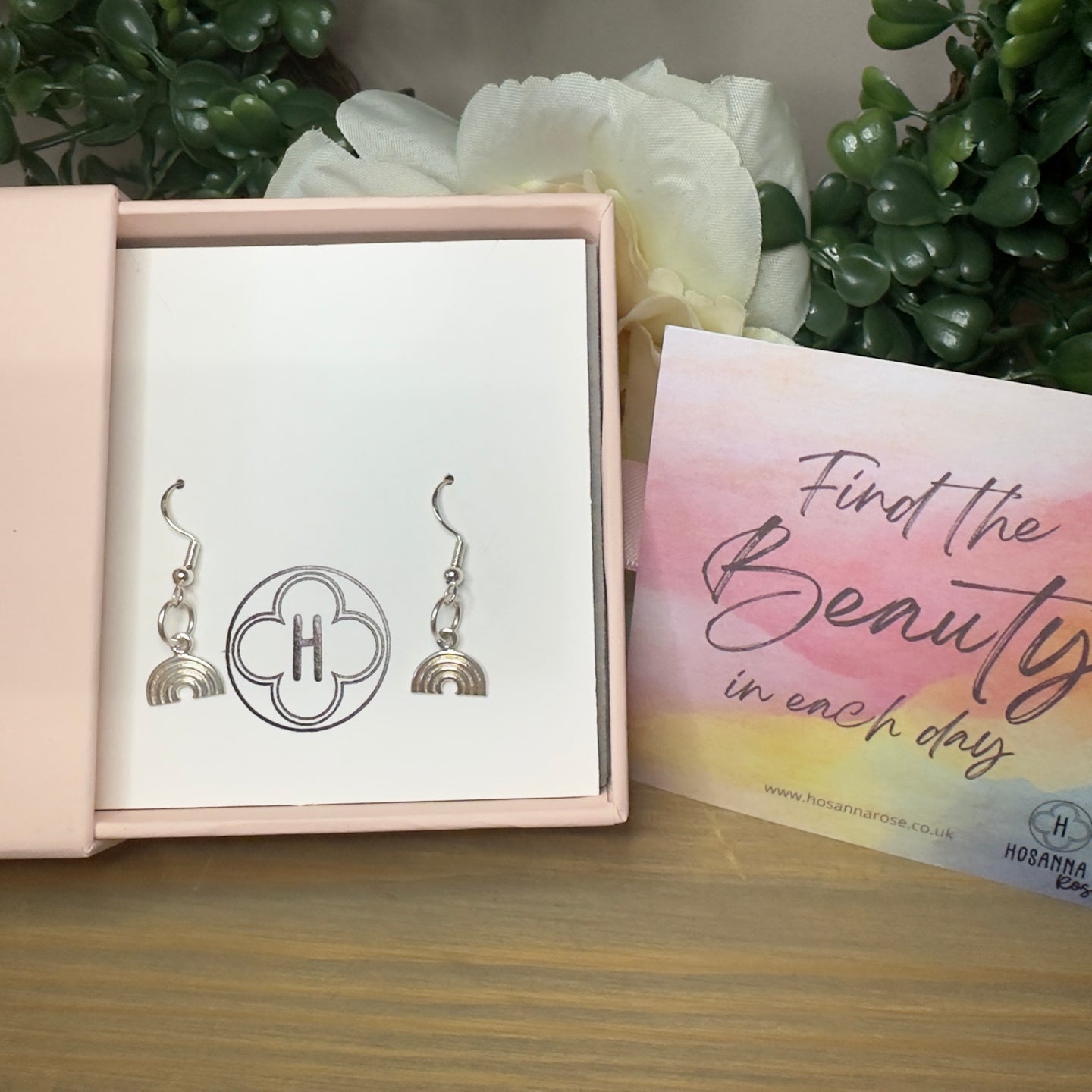 Rainbow Earrings - ‘Find The Beauty In Each Day’