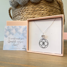 Load image into Gallery viewer, Heart Necklace - ‘The World Needs Your Sparkle and Your Heart’
