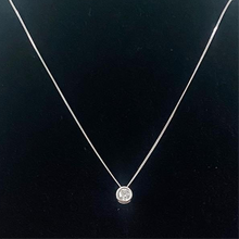 Load image into Gallery viewer, Floating Cubic Zirconia Necklace &#39;Light of the World&#39;

