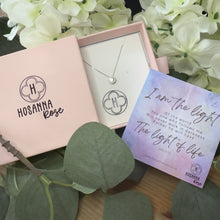 Load image into Gallery viewer, Floating Cubic Zirconia Necklace &#39;Light of the World&#39;
