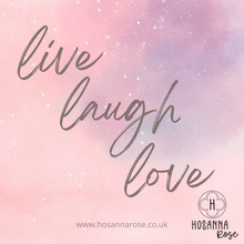 Load image into Gallery viewer, Trio Hearts Earrings - ‘Live Laugh Love’
