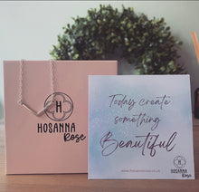 Load image into Gallery viewer, Chevron Necklace - ‘Today Create Something Beautiful’
